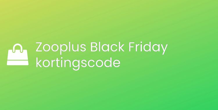 Zooplus Black Friday kortingscode