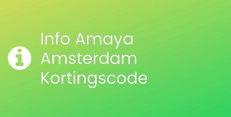 Amaya Amsterdam Section Header Image
