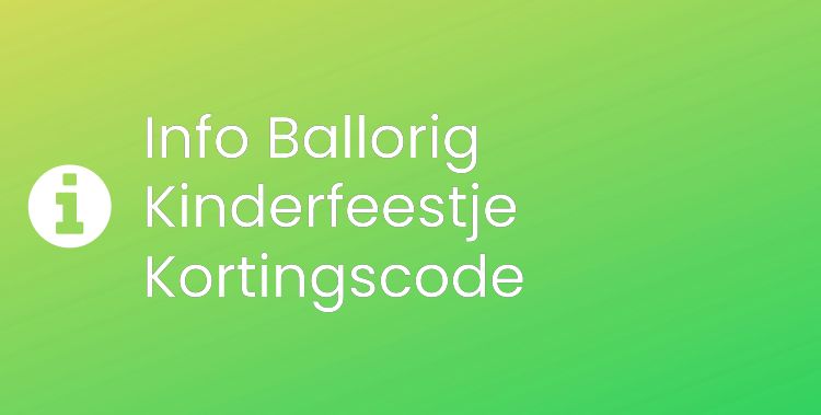 Ballorig Kinderfeestje Section Header Image