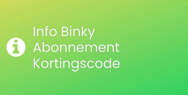 Binky Abonnement Section Header Image