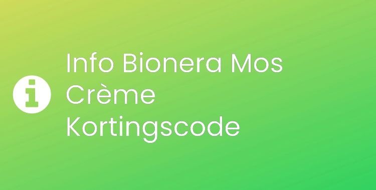 Bionera Mos Crème Section Header Image