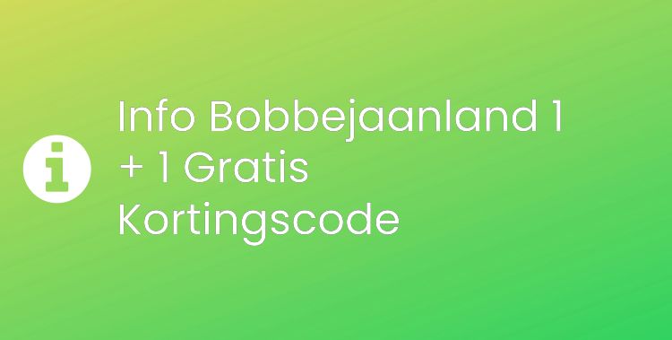 Bobbejaanland 1 + 1 Gratis Section Header Image