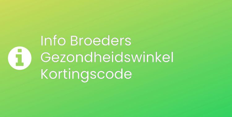 Broeders Gezondheidswinkel Section Header Image
