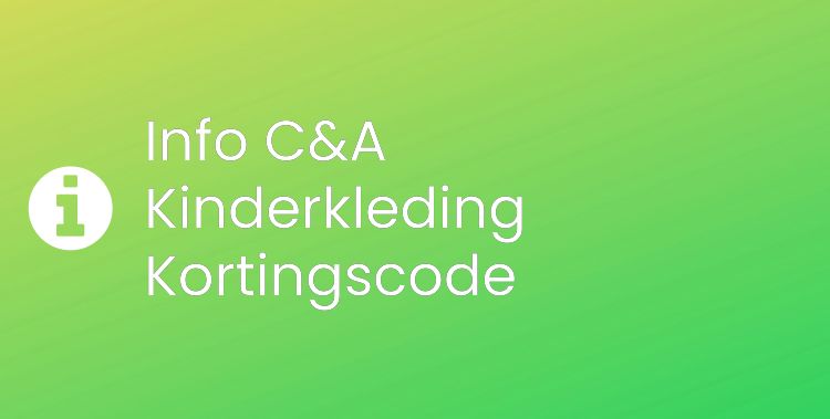 C&A Kinderkleding Section Header Image