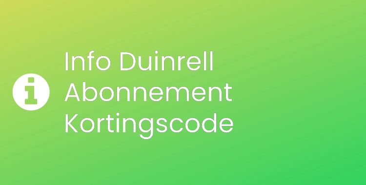 Duinrell Abonnement Section Header Image