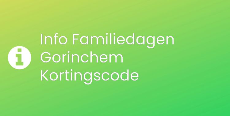 Familiedagen Gorinchem Section Header Image