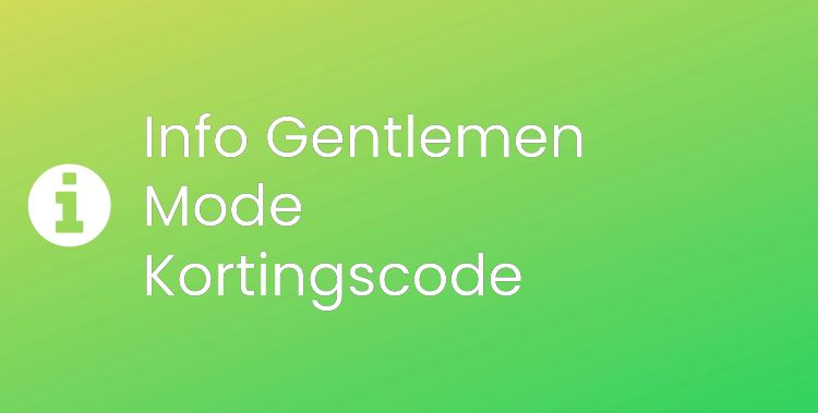 Gentlemen Mode Section Header Image