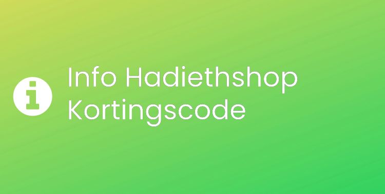 Hadiethshop Section Header Image