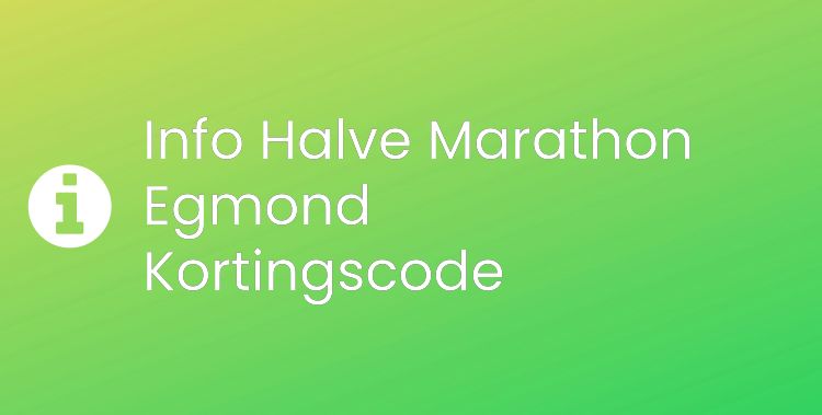 Halve Marathon Egmond Section Header Image