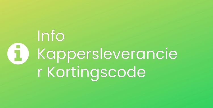 Kappersleverancier Section Header Image