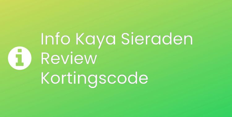 Kaya Sieraden Review Section Header Image
