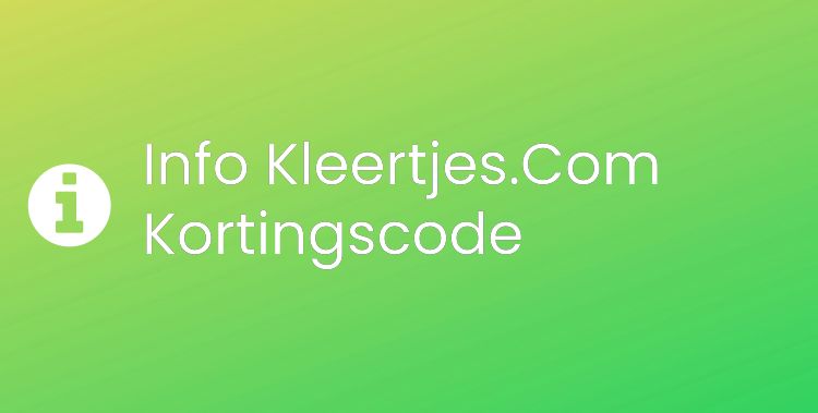 Kleertjes.Com Section Header Image
