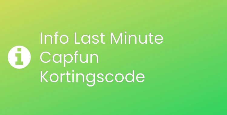 Last Minute Capfun Section Header Image