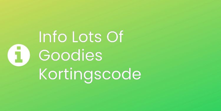 Lots Of Goodies Section Header Image