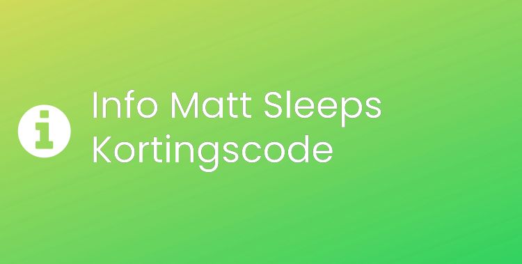 Matt Sleeps Section Header Image