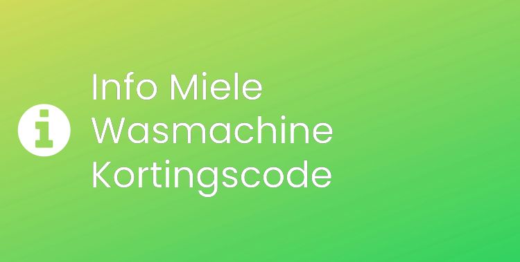 Miele Wasmachine Section Header Image