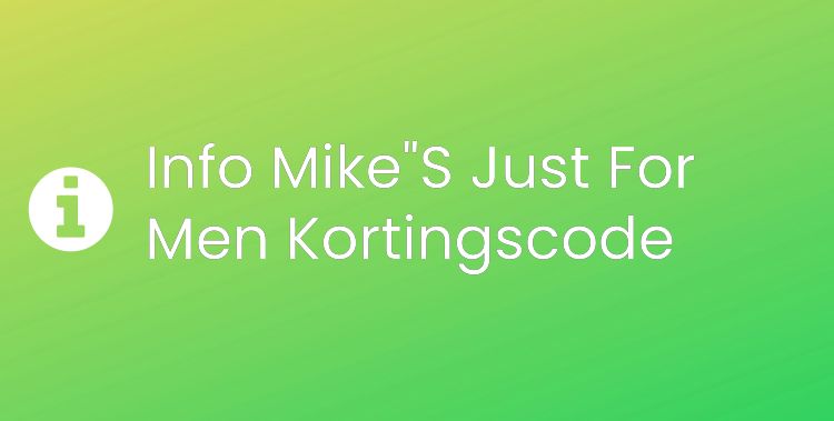 Mike'S Just For Men Section Header Image