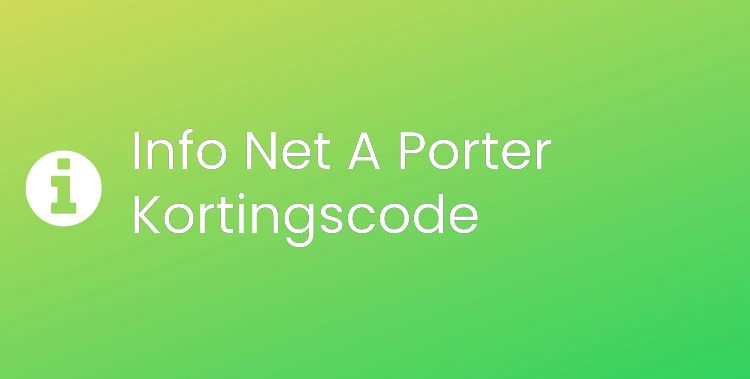 Net A Porter Section Header Image