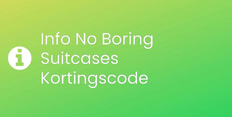 No Boring Suitcases Section Header Image