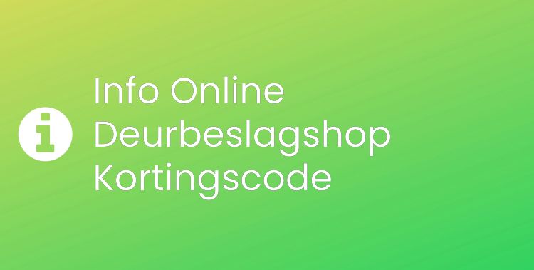 Online Deurbeslagshop Section Header Image