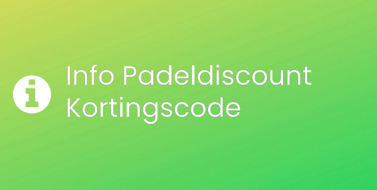 Padeldiscount Section Header Image