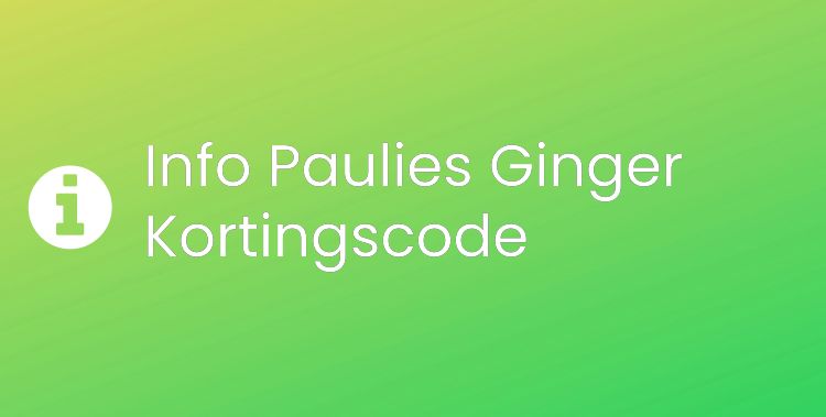 Paulies Ginger Section Header Image