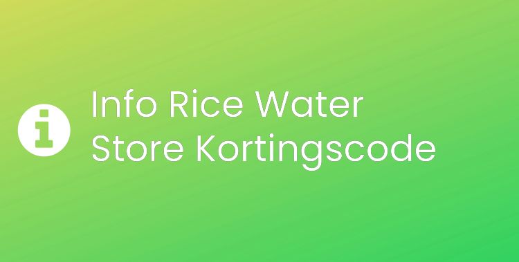 Rice Water Store Section Header Image