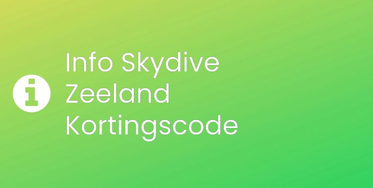Skydive Zeeland Section Header Image