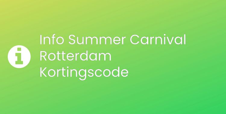 Summer Carnival Rotterdam Section Header Image