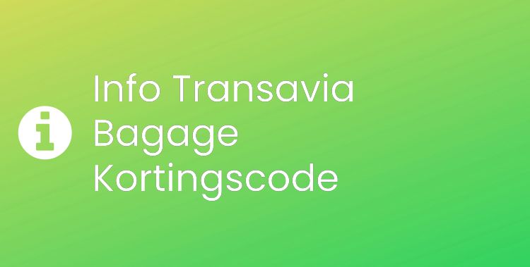 Transavia Bagage Section Header Image