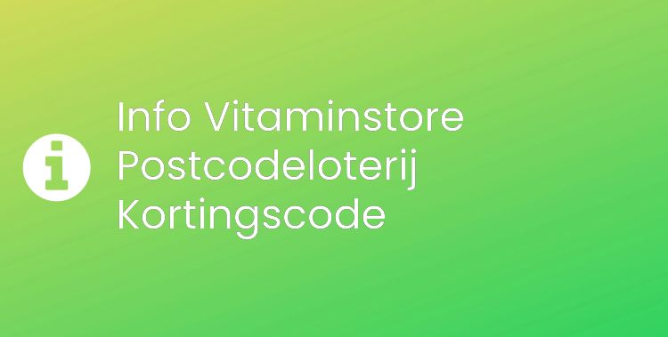 Vitaminstore Postcodeloterij Section Header Image