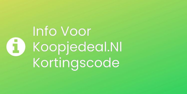 Voor Koopjedeal.Nl Section Header Image