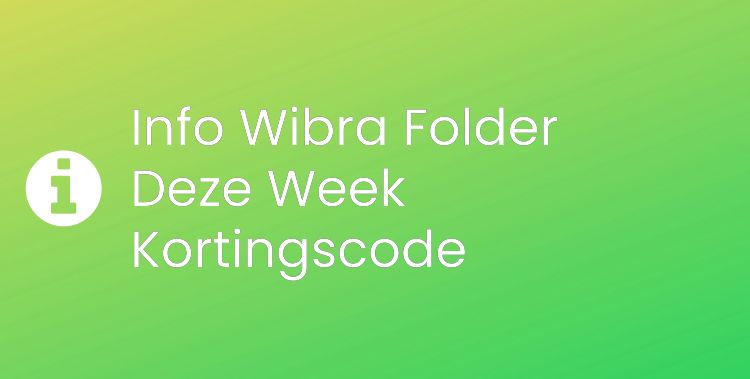 Wibra Folder Deze Week Section Header Image